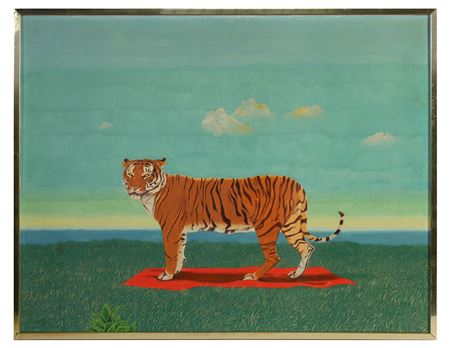 Leo Sauer : Tiger on Carpet.