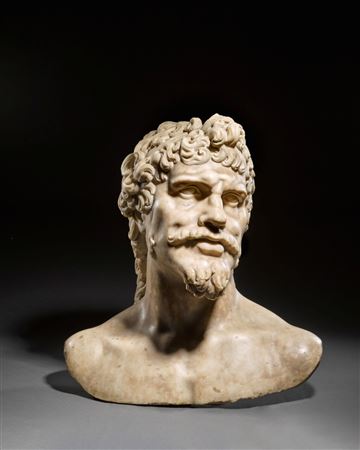 Baccio (Bartolommeo) Bandinelli : Colossal Bust of an Ancient Hero