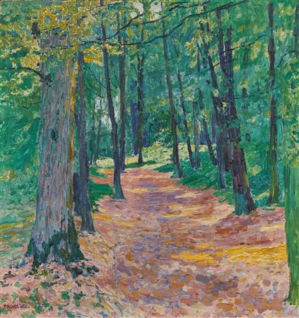 Joseph the Younger Kohlschein : Sunny Forest Path