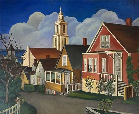 Adelaide Morris Gardner : 'A View from Crowne Point, 1931'