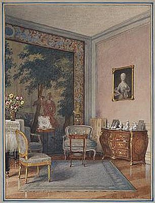 Ferdinand Boberg : Interior from the von Leithner Family Parsonage