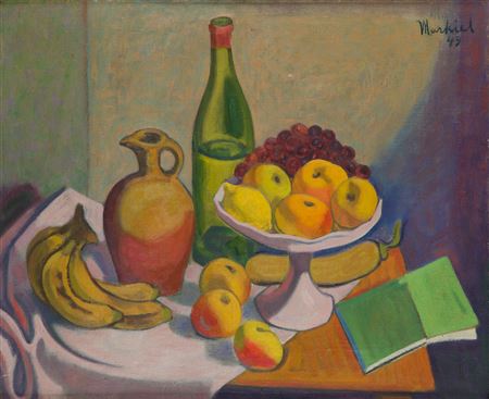 Jacob (Jacques) Markiel : Still life with a jug