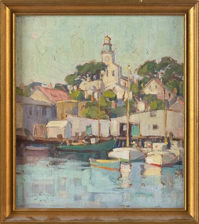 Anne Ramsdell Congdon : View of Nantucket Harbor.