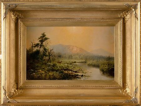 William Richardson Tyler : 'Morning in the Adirondacks'.