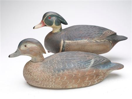 Benjamin Schmidt : Pair of wood ducks