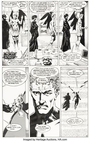 Kelley Jones : Sandman #23 Story Page 18 Original Art (DC, 1991)