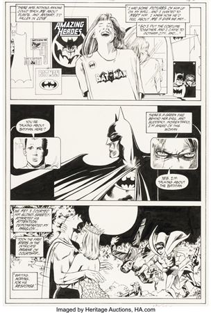 Mark Buckingham : Mark Buckingham Secret Origins #36 Poison Ivy Story Page 8 Original Art (DC, 1989)