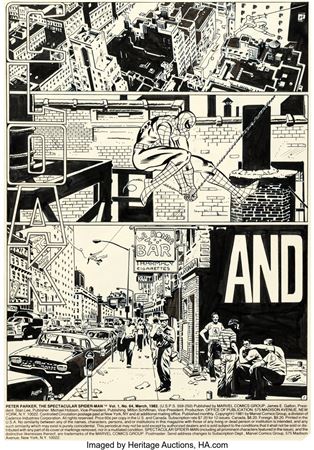 Ed Hannigan : Ed Hannigan and Al Milgrom The Spectacular Spider-Man #64 First Cloak and Dagger Complete 21-Page Story Original Art (Marvel, 1982)