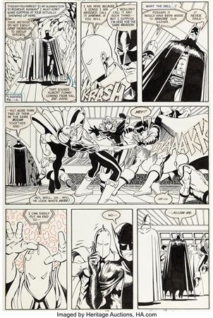 Kevin Maguire : Keith Giffen, Kevin Maguire, and Terry Austin Justice League #1 Story Page 10 Original Art (DC, 1987)