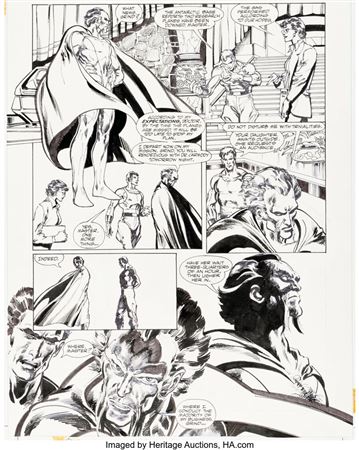 Tom Grindberg : Tom Grindberg Batman: Bride of the Demon Complete 92-Page Graphic Novel Original Art (DC, 1990)