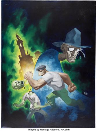 Eric Powell : Eric Powell The Goon: Nothin' But Misery #1 Cover Painting Original Art (Dark Horse, 2003)