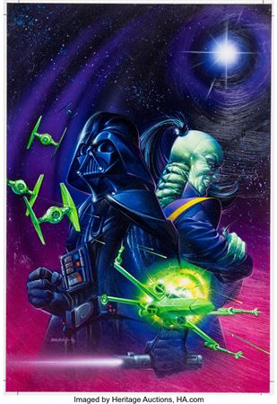 Ken Steacy : Star Wars: Shadows of the Empire Special Cover Original Art (Dark Horse/Kenner, 1996)