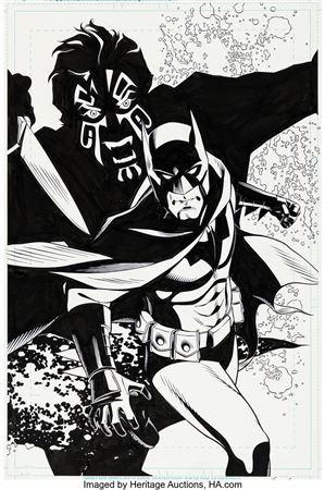 Chris Sprouse : Legends of the Dark Knight #10 Cover Original Art (DC, 2013)