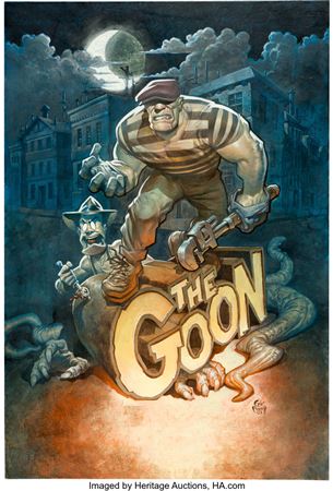 Eric Powell : Eric Powell The Goon: Them That Don't Stay Dead #1 Cover Original Art (Dark Horse, 2024)