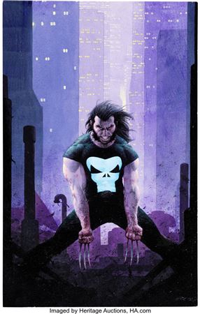 Esad Ribic : Esad Ribic Wolverine #186 Cover Original Art (Marvel, 2003)