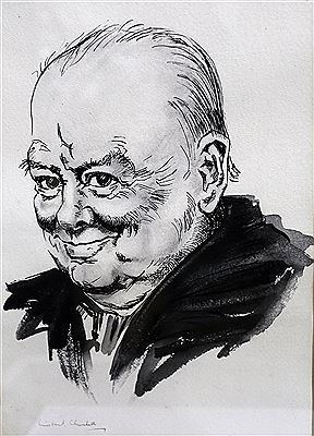 sample from The Unique Signed Winston Churchill Portrait 11/20/2024