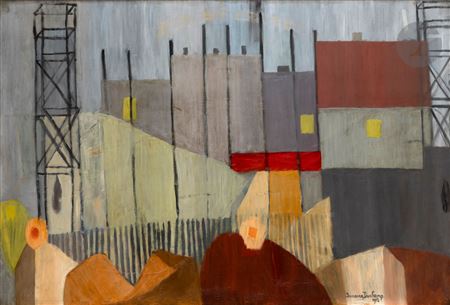 Suzanne Duchamp : Urban landscape, 1913