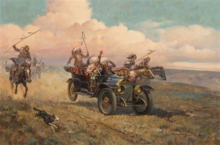 Roy Grinnell : On the Plains