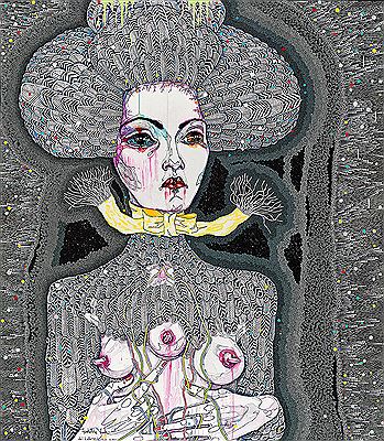 sample from MASTERPIECE: Del Kathryn Barton Satellite Fade-Out 2011