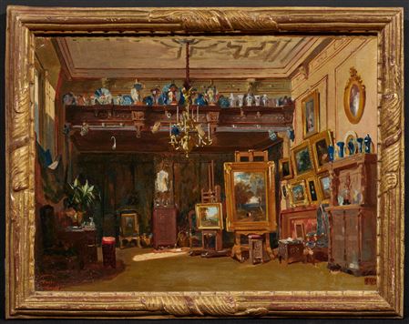 Alfred de Knyff : The Atelier of the Artist