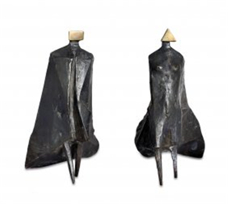 LOT 8646 LYNN CHADWICK (1914–2003), “WALKING CLOAKED FIGURES II”