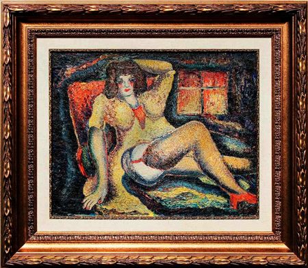 Alfred Morang (1901 - 1958), Untitled (Female Figure), Oil on Panel