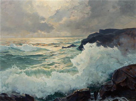 Clearing Storm by Frederick Judd Waugh 30x40