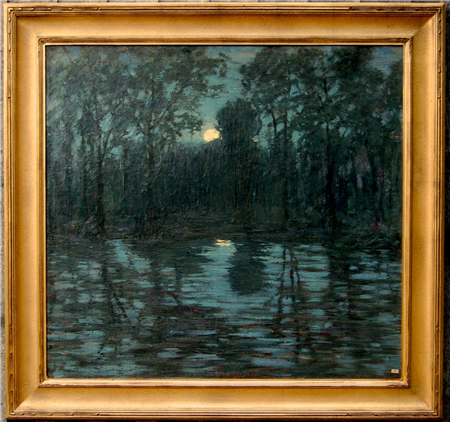 American Tonalist School, circa 1915.  Oil on canvas, 32 x 32.