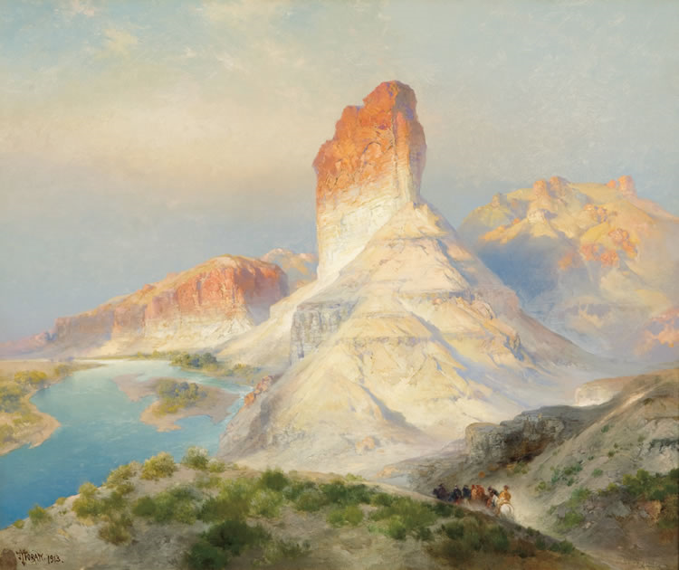 Thomas Moran : Indian Summer, Green River, WY