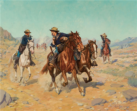 art for sale: Charles (Carl) Schreyvogel