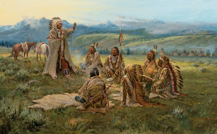 Joe Beeler : Meeting of the Mountain Chiefs