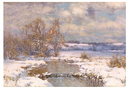 Little Winter, 1889 by Walter Launt Palmer (1854-1932)