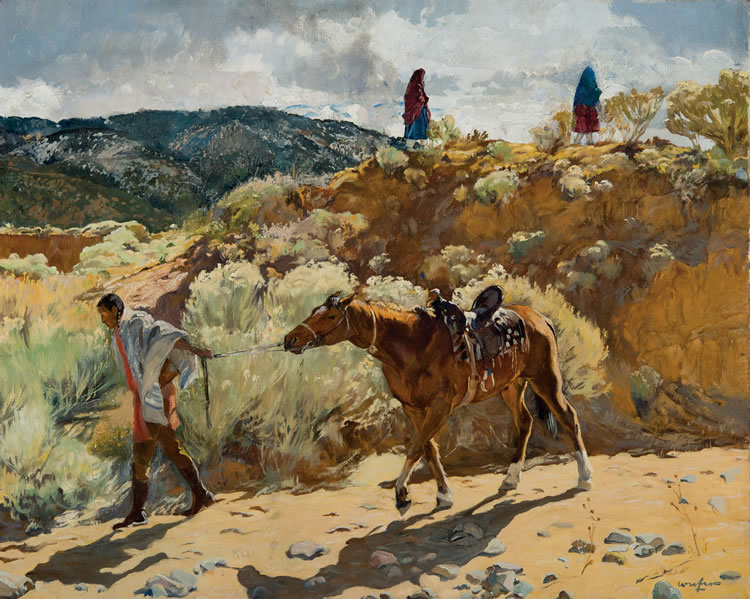 Walter Ufer : Trailing Homewards