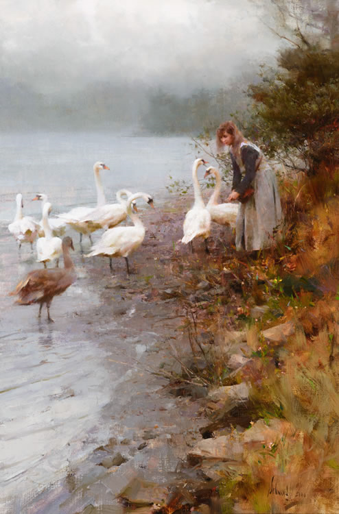 Richard Schmid : Nancy and the Swans