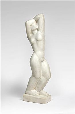 Bela Voros : 'Woman with raised arms', 1926.