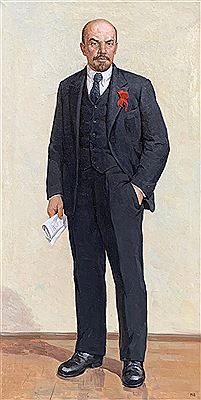 Willi Leopoldovitch Mokrozhitski : Portrait of Vladimir LENIN