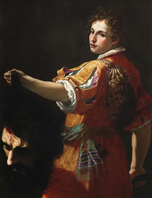 Jacopo Vignali : David with the Head of Goliath