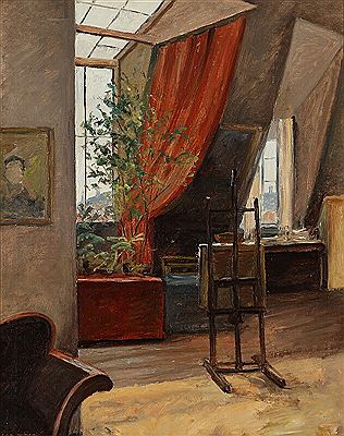 Jacob Meyer : Interior from the artist's studio.