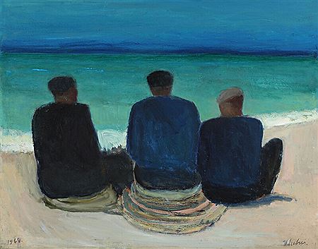 Valdemar Secher : Figures by the sea.