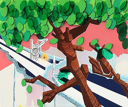 Karin Kaster : “Pointing tree branch”