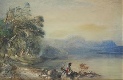 John Skinner Prout : Tom Thumb's Lagoon, 1844