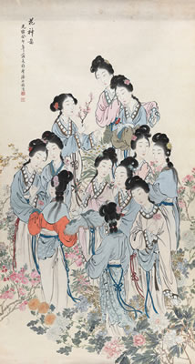 Pan Zhenyong : GODDESSES OF FLOWER