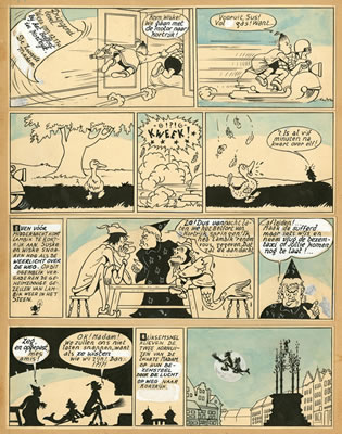 Willy Vandersteen : Bob et Bobette – La dame en noir