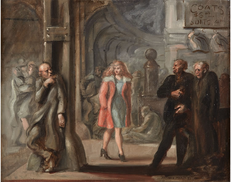 Reginald Marsh : From Auction Records