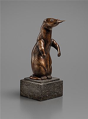 Karl Heynen-Dumont : Otter with fish