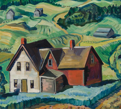 Ethel Seath : Summer Landscape, Eastern Townships