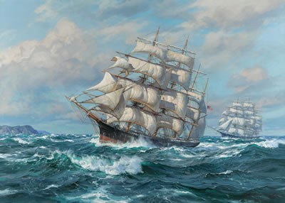 Charles Vickery : In the Days of the Square Riggers