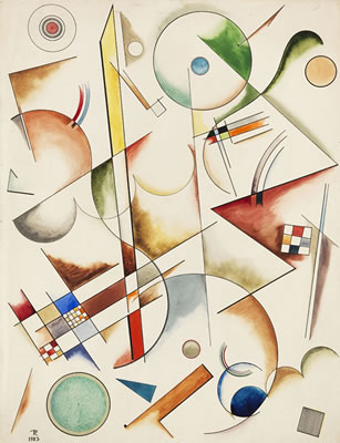 Thomas Ring : Ohne Titel (Konstruktiv-geometrische Komposition), 1923