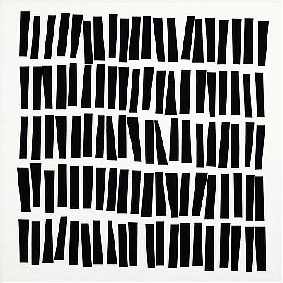 Vera Molnar : 100 trapèzes. 1976