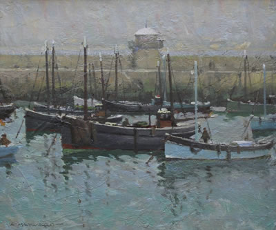 Alfred Robert Hayward : BOATS IN ST. IVES (2)